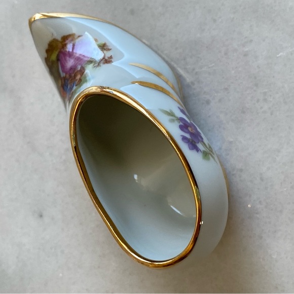 Limoges France Mini Clog Shoe Porcelain - Picture 7 of 14